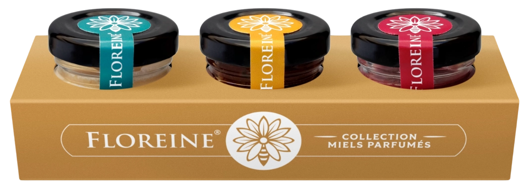 Collection miels parfumés - Assortiments de 3 pots 4